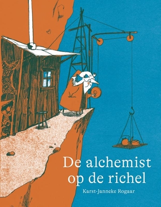 Afbeeldingen van De alchemist op de richel