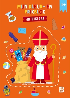 Afbeeldingen van Kleur- en prikblok Sinterklaas