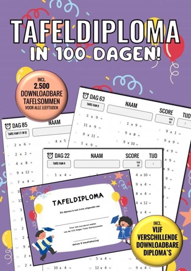 Afbeelding van Tafeldiploma in 100 Dagen!
