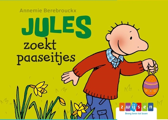 Afbeelding van Jules kartonboekje Jules zoekt paaseitjes