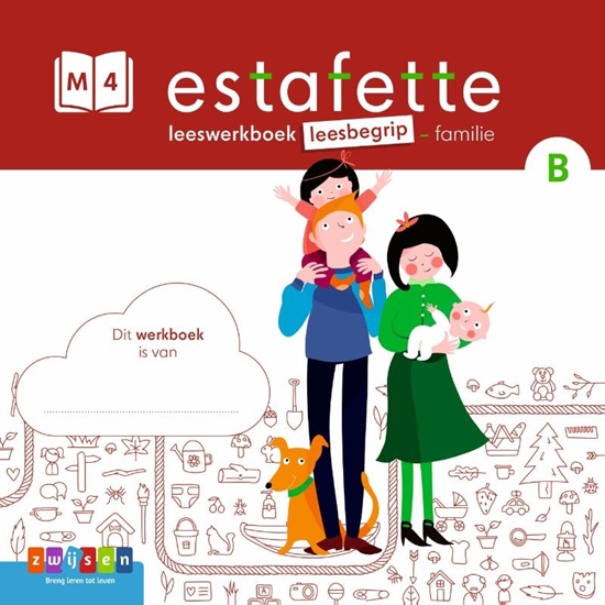 Afbeelding van Estafette groep 4 leesbegrip Werkboek B