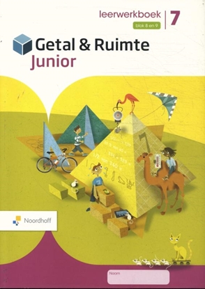 Afbeeldingen van Getal & Ruimte Junior groep 7 blok 8 en 9 leerwerkboek