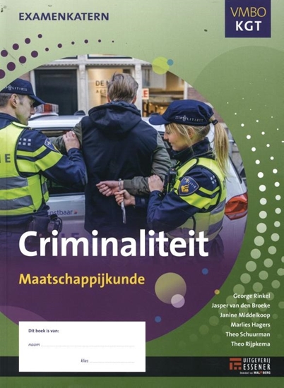 Afbeelding van Criminaliteit Maatschappijkunde VMBO kgt examenkatern