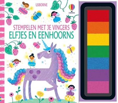 Afbeeldingen van Stempelen met je vingers Elfjes en eenhoorns