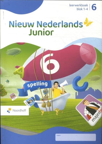 Afbeelding van Nieuw Nederlands Junior Spelling groep 6 blok 1-4 leerwerkboek