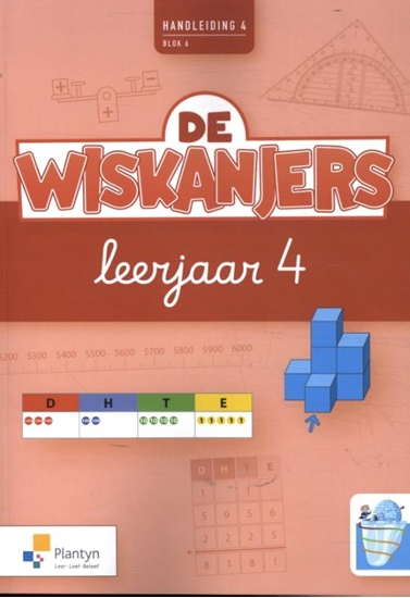 Afbeelding van De Wiskanjers 4 Blok 6 Handleiding