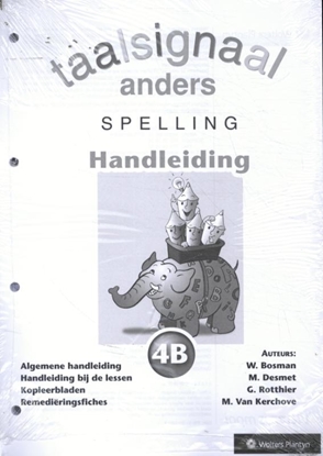 Afbeeldingen van Taalsignaal anders! 4 b Spelling Handleiding