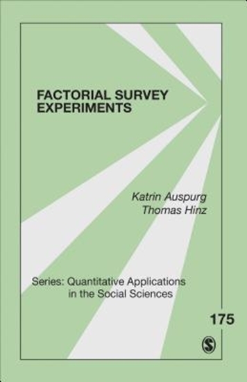 Afbeelding van Factorial Survey Experiments