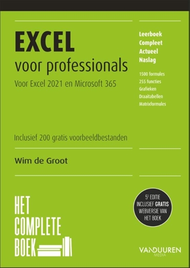 Afbeelding van Het complete boek Excel voor professionals