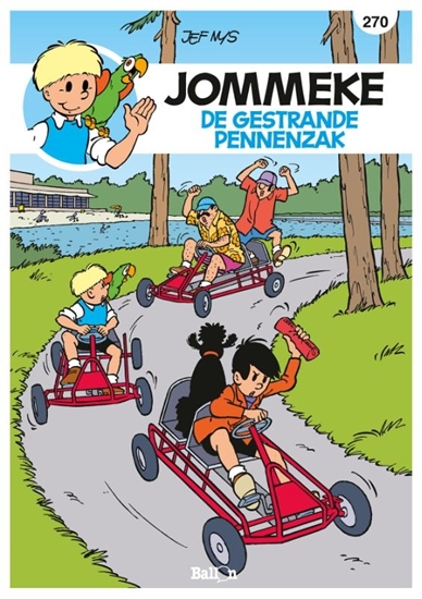 Afbeelding van Jommeke strip De gestrande pennenzak