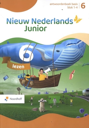 Afbeeldingen van Nieuw Nederlands Junior lezen 6 blok 1-4 Antwoordenboek basis