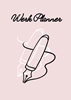 Afbeelding van Werkplanner - To Do Planner - A4 ongedateerd Pink.