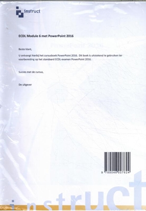 Afbeeldingen van ECDL ECDL mod.6, PowerPoint2016