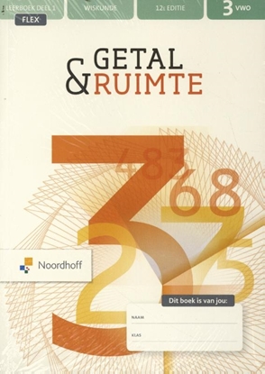 Afbeeldingen van Getal & Ruimte 12e ed vwo 3 FLEX leerboek 1+2 + werkboek 1+2