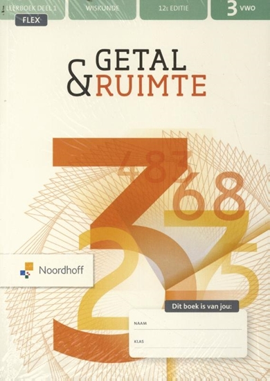 Afbeelding van Getal & Ruimte 12e ed vwo 3 FLEX leerboek 1+2 + werkboek 1+2