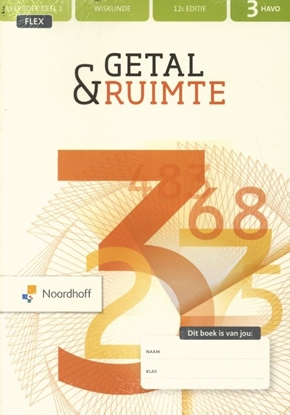 Afbeeldingen van Getal & Ruimte 12e ed havo 3 FLEX leerboek 1+2 + werkboek 1+2