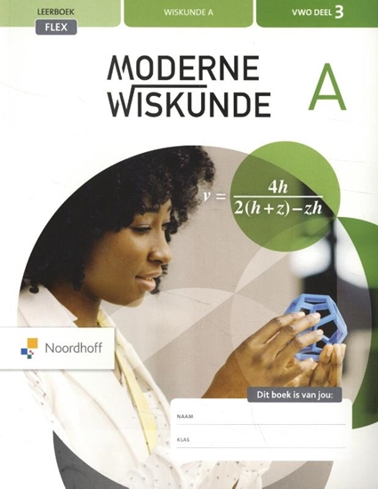 Afbeelding van Moderne Wiskunde vwo A FLEX leeropdrachtenboek 3