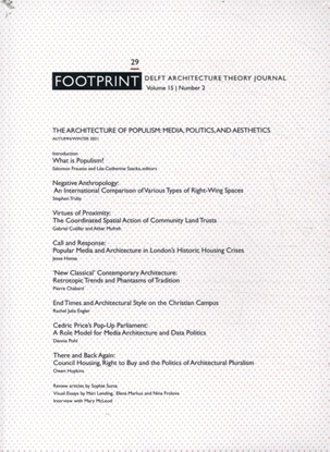 Afbeeldingen van Footprint Journal The Architecture of Populism