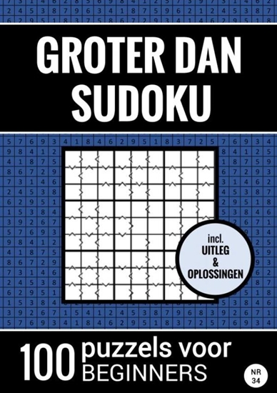 Afbeelding van Groter Dan Sudoku - 100 Puzzels voor Beginners - Nr. 34
