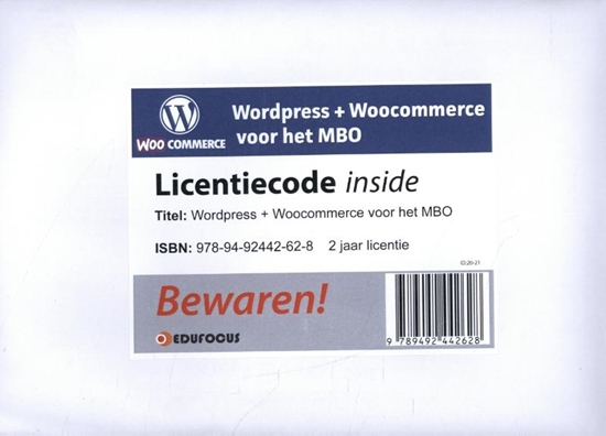Afbeelding van WordPress + WooCommerce voor het MBO - 2 jaar licentie