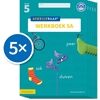 Afbeelding van Schrijfbaas Schrijfbaas Blokletters Werkboek 5A (Set van 5)