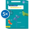 Afbeelding van Schrijfbaas Schrijfbaas Blokletters Werkboek 5A (Set van 5)
