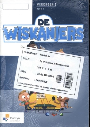 Afbeeldingen van De Wiskanjers 2 Werkboek Blok 7 - Editie 2018