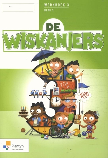 Afbeelding van De Wiskanjers 3de leerjaar blok 3 Werkboek