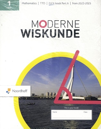 Afbeeldingen van Moderne Wiskunde vwo English 1 FLEX a+b leerboek