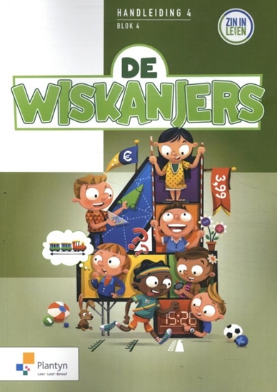 Afbeelding van De Wiskanjers 4 blok 4 Handleiding