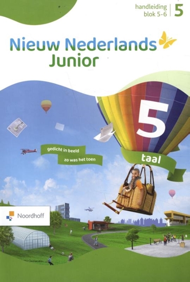 Afbeelding van Nieuw Nederlands Junior Taal groep 5 blok 5-6 handleiding