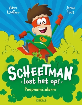 Afbeeldingen van Scheetman lost het op! Poepnami-alarm