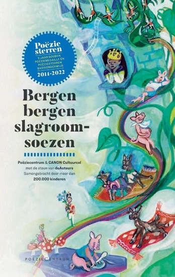 Afbeelding van Bergen bergen slagroomsoezen – 5 jaar Gouden Poëziemedaille en Poëziesterren
