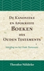 Afbeelding van De kanonieke en apokriefe boeken des Ouden Testaments