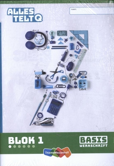 Afbeelding van Alles telt Q Leerwerkschriften basis blok 1 t/m 3 groep 7