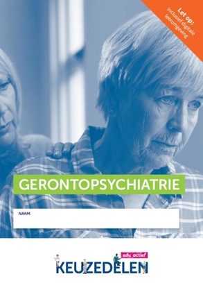 Afbeeldingen van Keuzedelen Keuzedeel Gerontopsychiatrie
