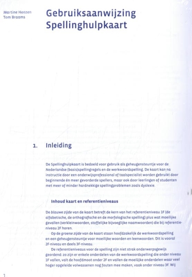 Afbeelding van Spellinghulpkaart (set van 10)