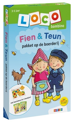 Afbeeldingen van Loco bambino pakket Fien & Teun op de boerderij