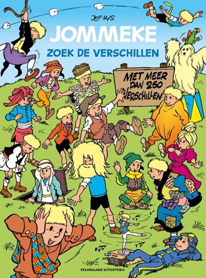 Afbeelding van Jommeke spelboek Jommeke Zoek de verschillen