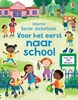 Afbeelding van Eerste stickerboek Voor het eerst naar school