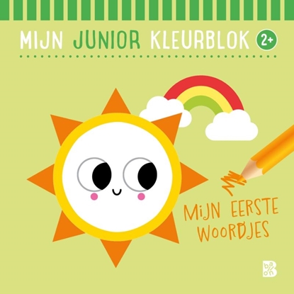 Afbeeldingen van Kleurblok Junior Mijn junior kleurblok mijn eerste woordjes