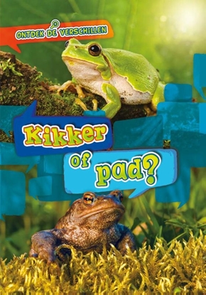 Afbeeldingen van Ontdek de verschillen Kikker of pad?