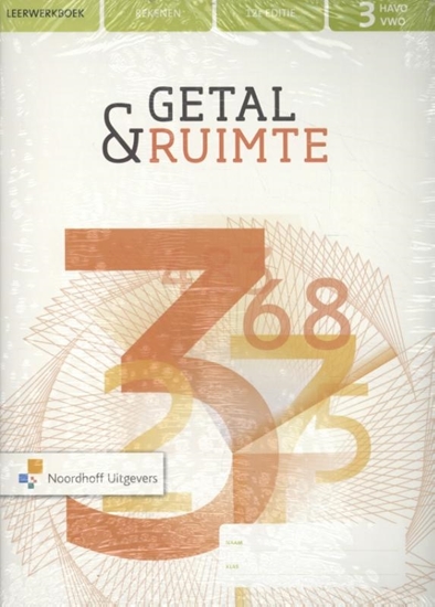 Afbeelding van Getal & Ruimte 3 havo/vwo rekenen leerwerkboek