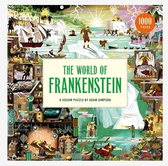 Afbeelding van The World of Frankenstein: A Jigsaw Puzzle by Adam Simpson