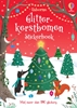 Afbeelding van Usborne Glitterstickerboek Glitterkerstbomen Stickerboek