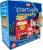 Afbeelding van Boek + puzzel + 10 figuren Voertuigen