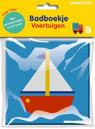 Afbeeldingen van Duimelotjes bad- en linnenboekjes Badboekje Voertuigen