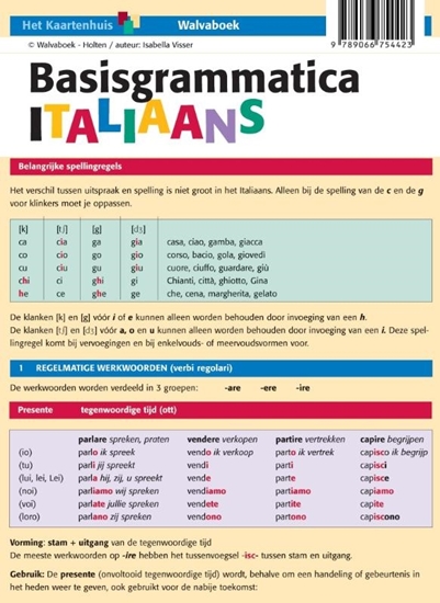 Afbeelding van Basisgrammatica Italiaans