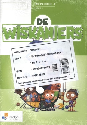 Afbeeldingen van De Wiskanjers 7ex. Blok 1 t/m 7 Werkboek