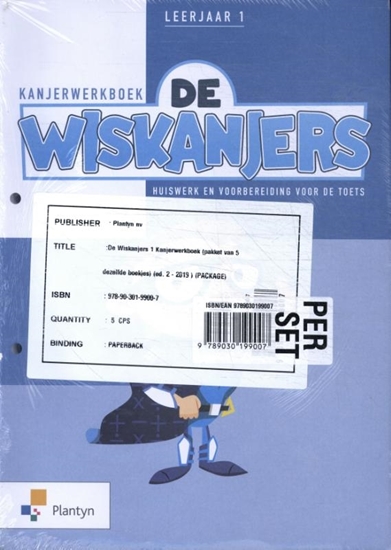 Afbeelding van De Wiskanjers 1 Kanjerwerkboek (set van 5 boekjes)